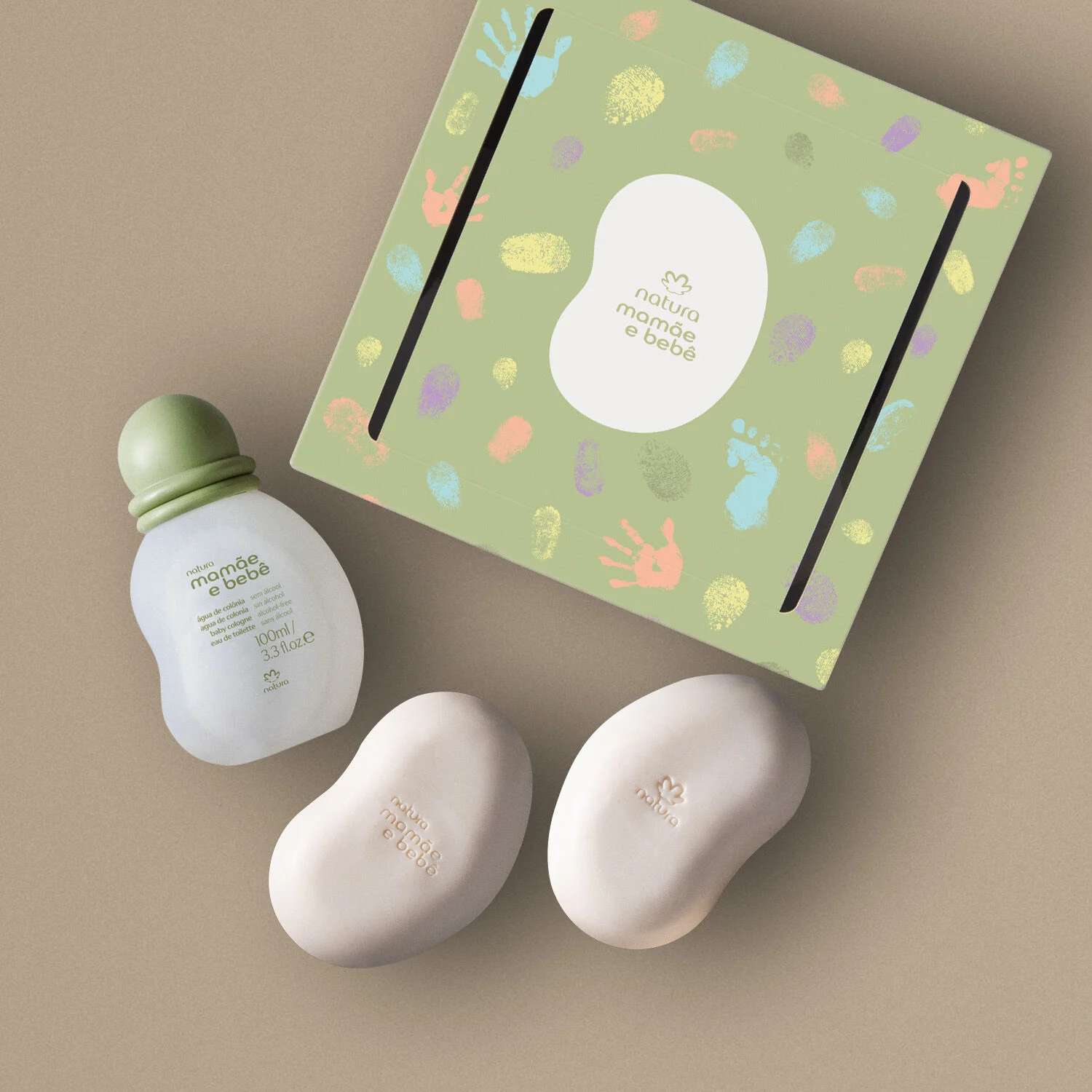 1790298662 546 Kit Mamae e Bebe Agua de Colonia Sabonetes em
