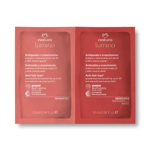 Amostra Shampoo e Máscara Lumina Antiqueda e Crescimento