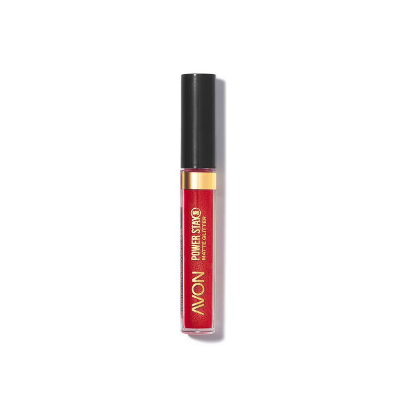Batom Líquido Matte Glitter Framboesa Radiante Power Stay