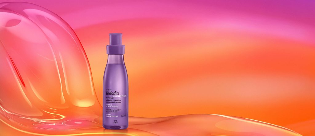 Body Splash Amora e Flor de Pêssego Tododia 200 ml