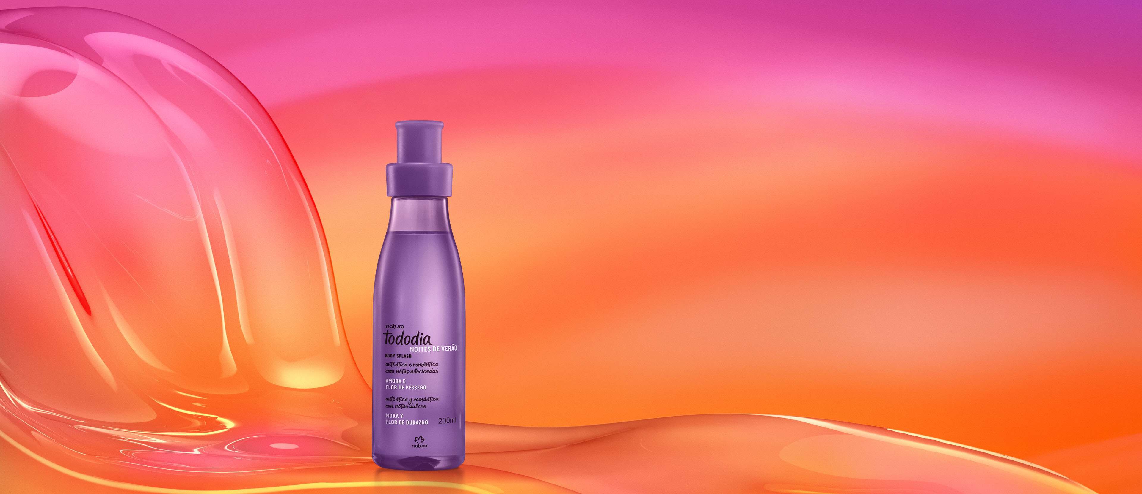 Body Splash Amora e Flor de Pessego Tododia 200 ml