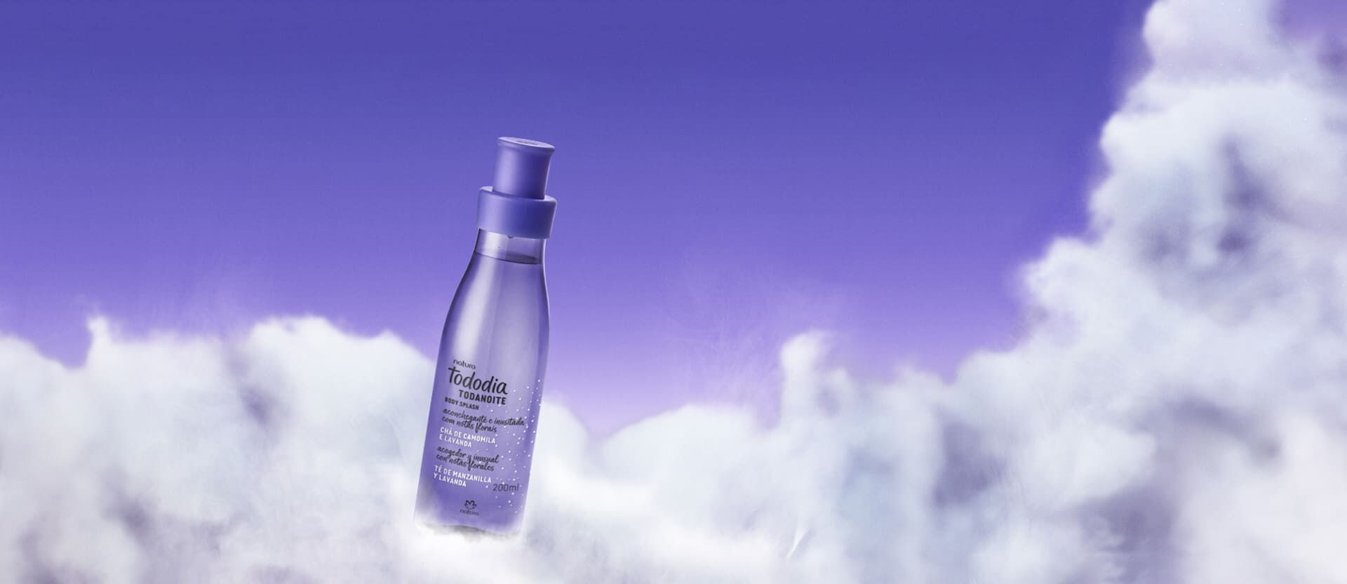 Body Splash Cha de Camomila e Lavanda Tododia Todanoite 200ml
