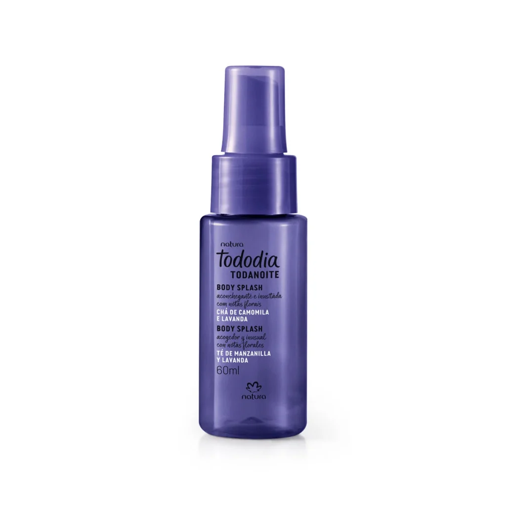 Body Splash Chá de Camomila e Lavanda Tododia Todanoite 60 ml