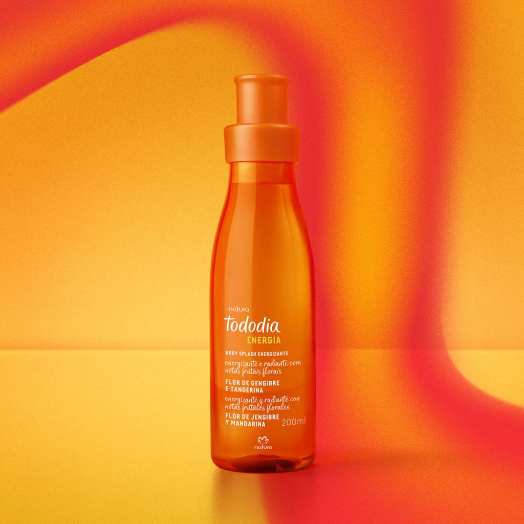 Body Splash Flor de Gengibre e Tangerina Tododia 200 ml