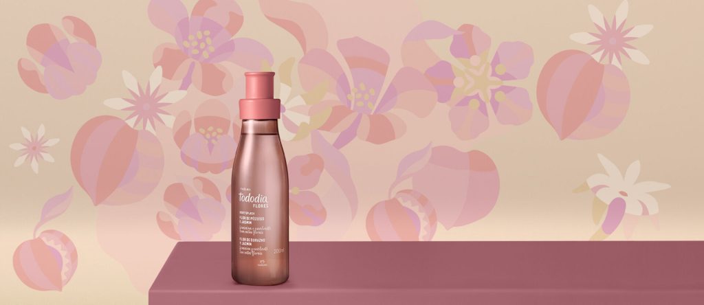 Body Splash Flor de Pêssego e Jasmim Tododia Flores 200 ml