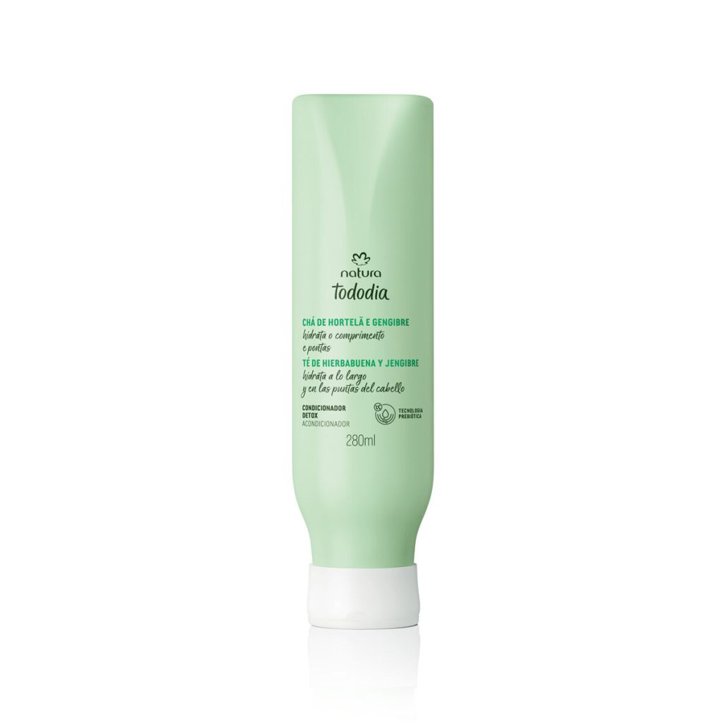 Condicionador Detox Chá de Hortelã e Gengibre Tododia 280ml
