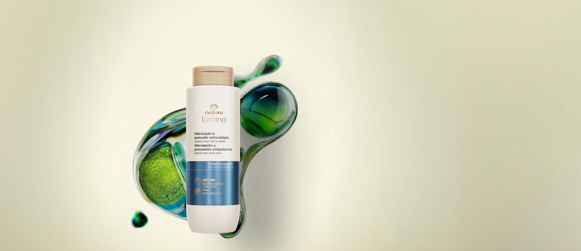 Condicionador Protetor Lumina para Hidratação e Proteção Antipoluição 2 Condicionador Protetor Lumina para Hidratacao e Protecao Antipoluicao