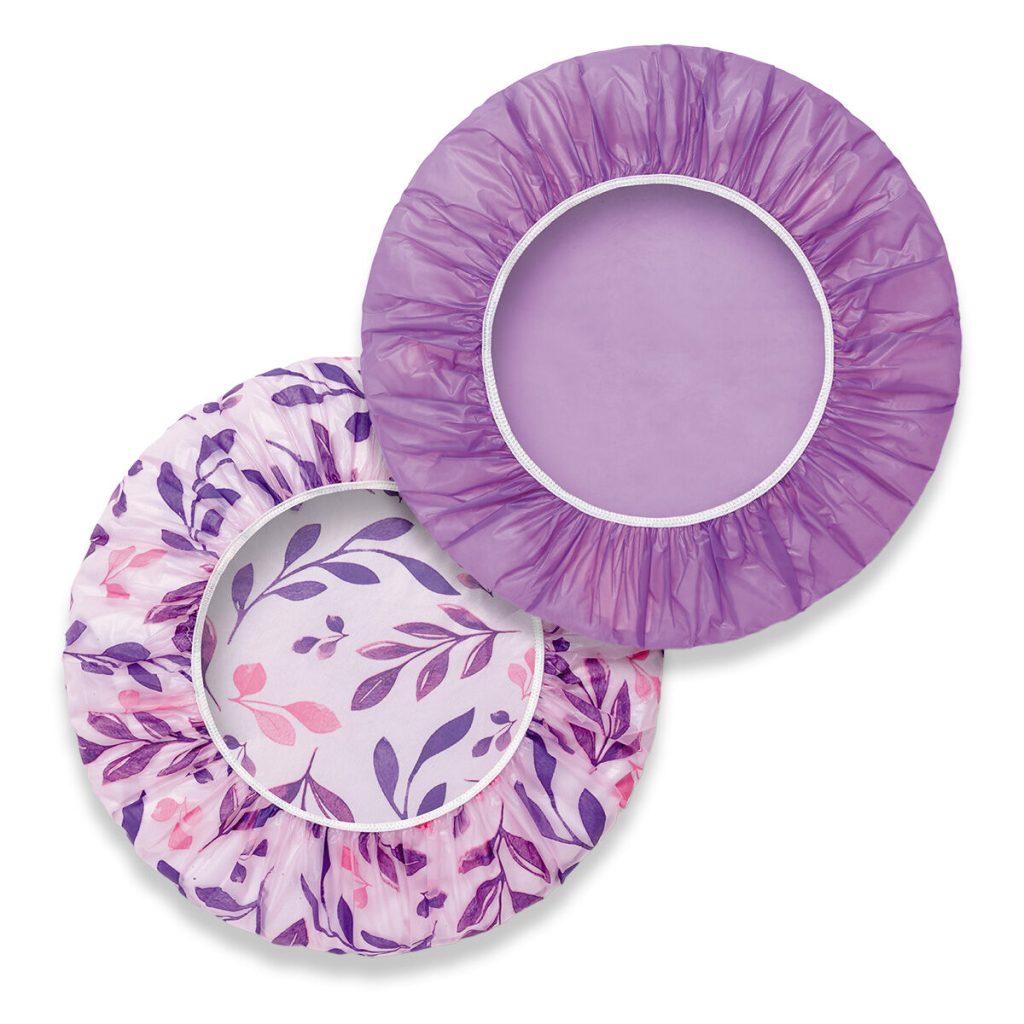 Conjunto 2 toucas de banho garden