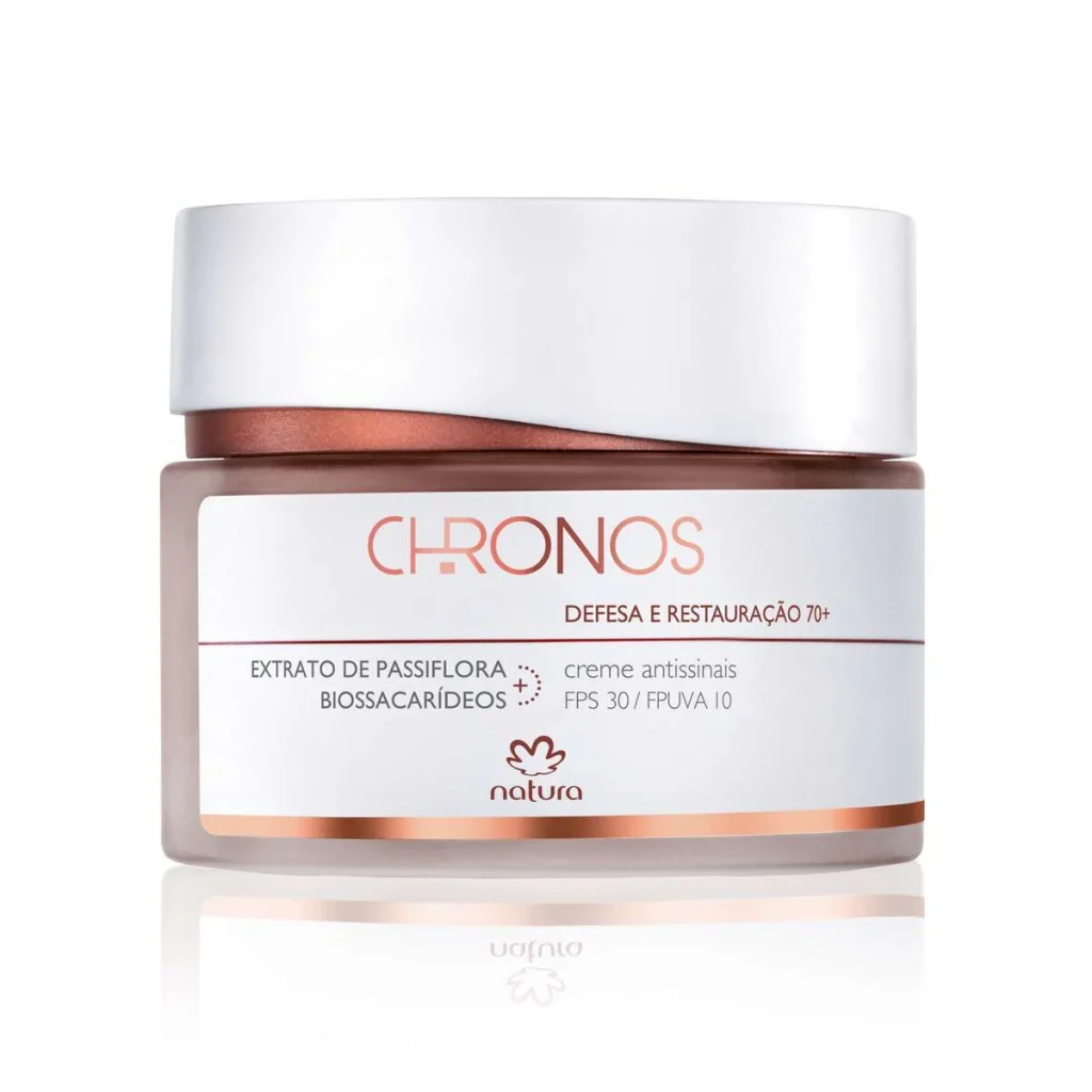 Creme Antissinais 70+ Dia Defesa e Restauração Chronos