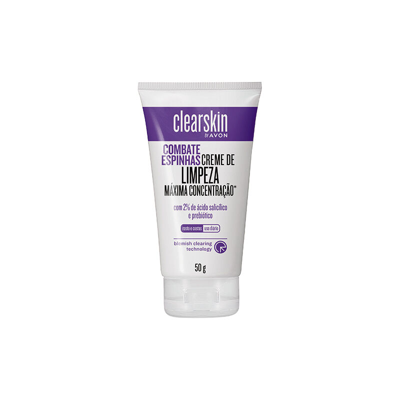 Creme De Limpeza Combate Espinhas Maxima Concentracao Clearskin 50g