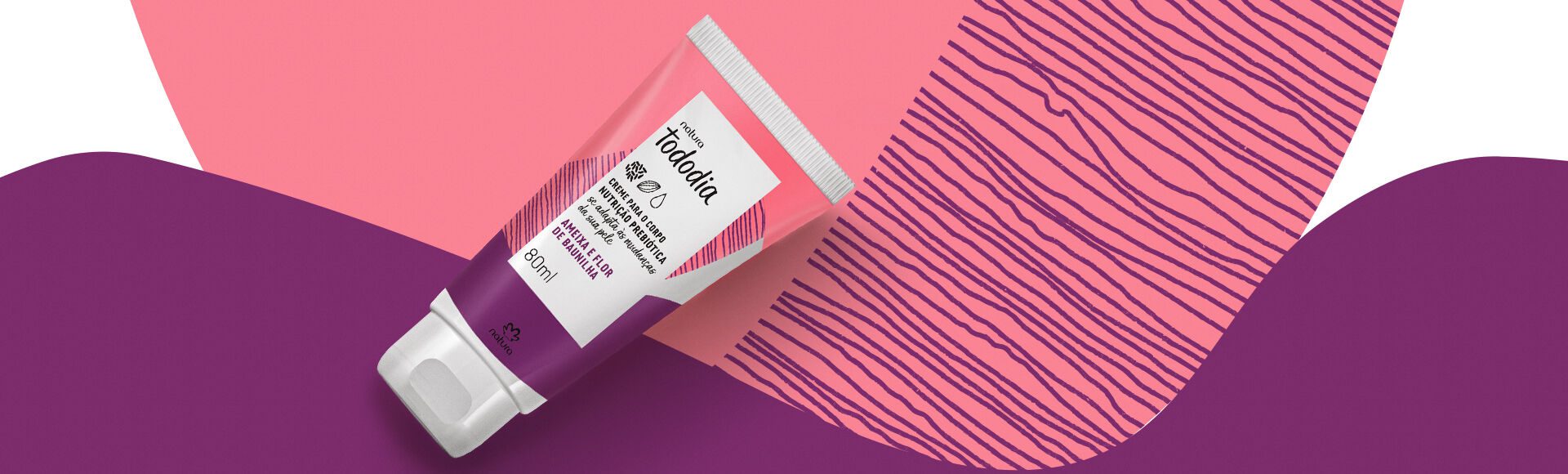 Creme Desodorante Nutritivo para o Corpo Tododia Ameixa e Flor