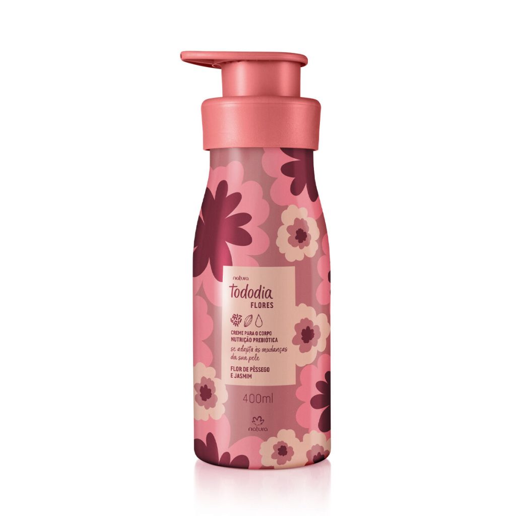 Creme Desodorante Nutritivo para o Corpo Tododia Flores
