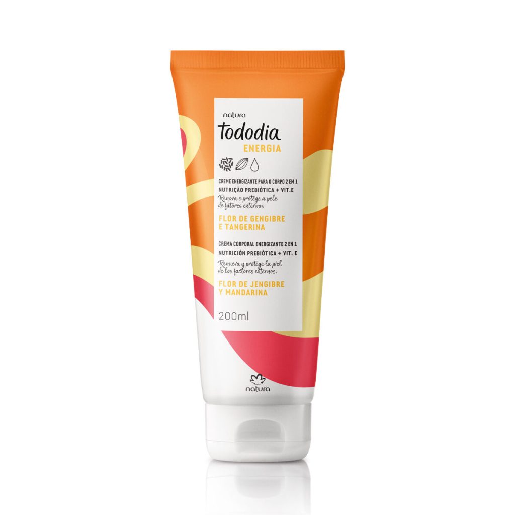 Creme Energizante Corporal 2 em 1 Tododia Energia