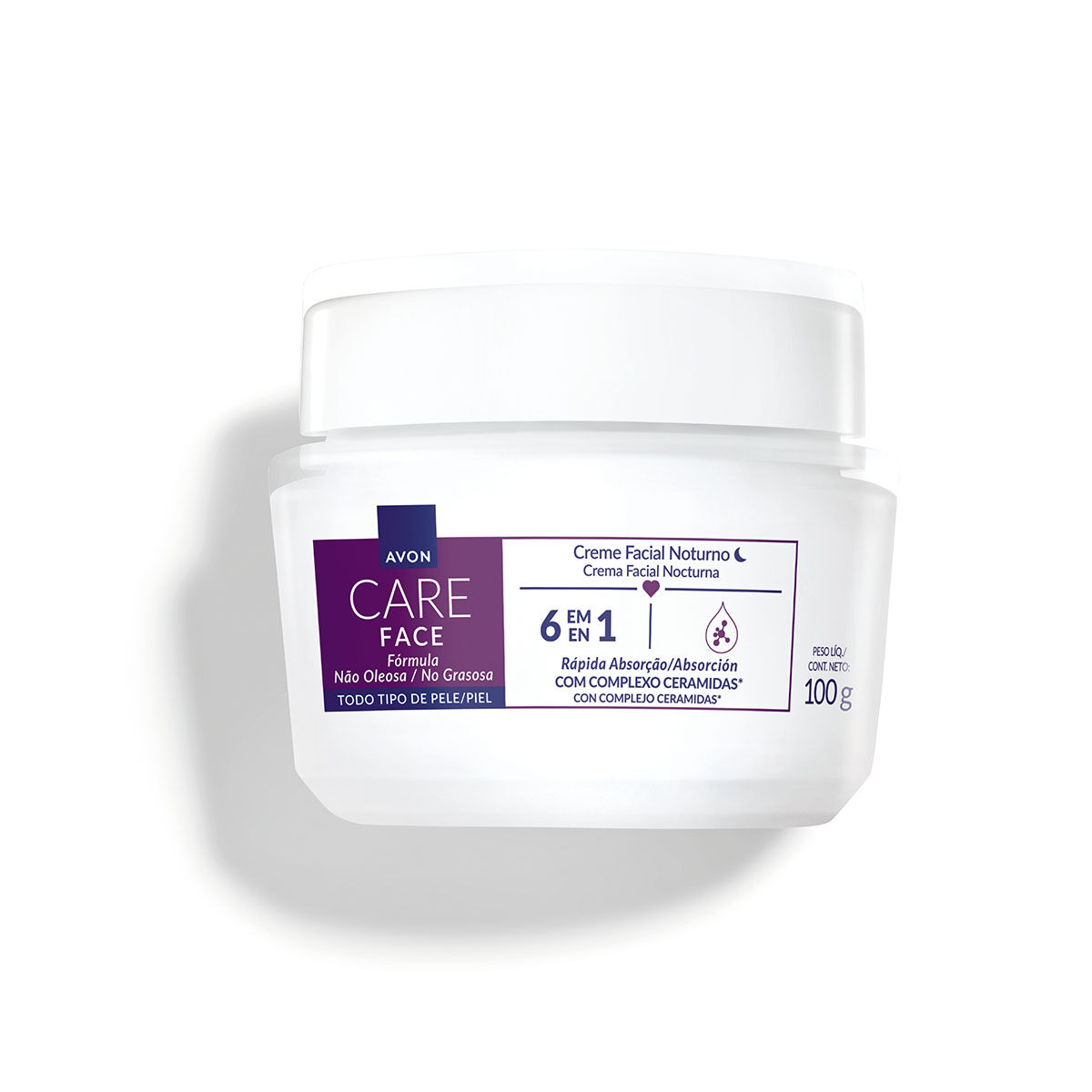 Creme Facial Noturno Avon Care 6 em 1 100g 2 Creme Facial Noturno Avon Care 6 em 1 100g