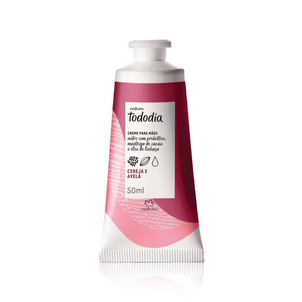 Creme Nutritivo para as Mãos Tododia Cereja e Avelã