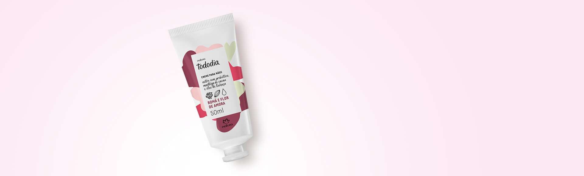 Creme Nutritivo para as Mãos Tododia Romã e Flor de Amora 2 Creme Nutritivo para as Maos Tododia Roma e Flor de