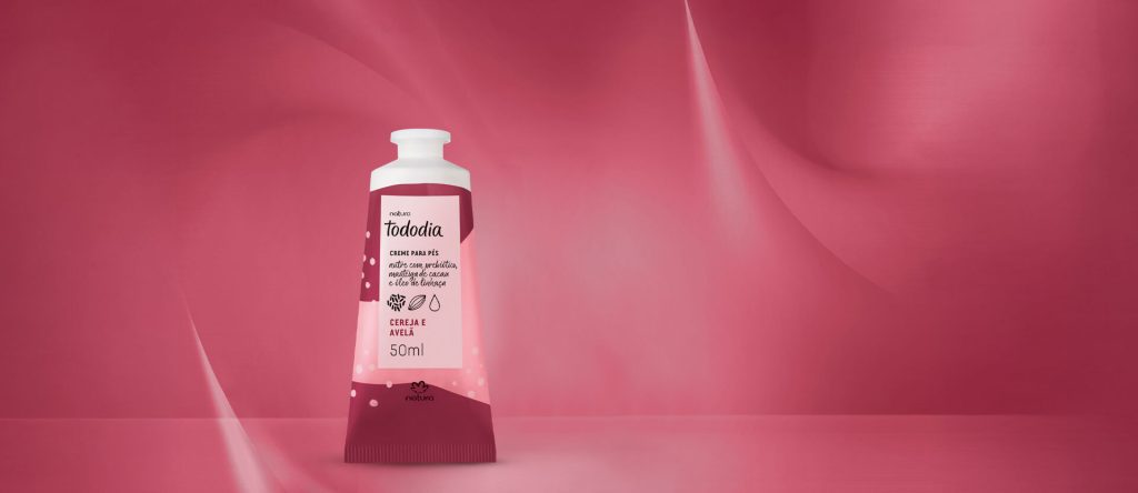 Creme Nutritivo para os Pés Tododia Cereja e Avelã