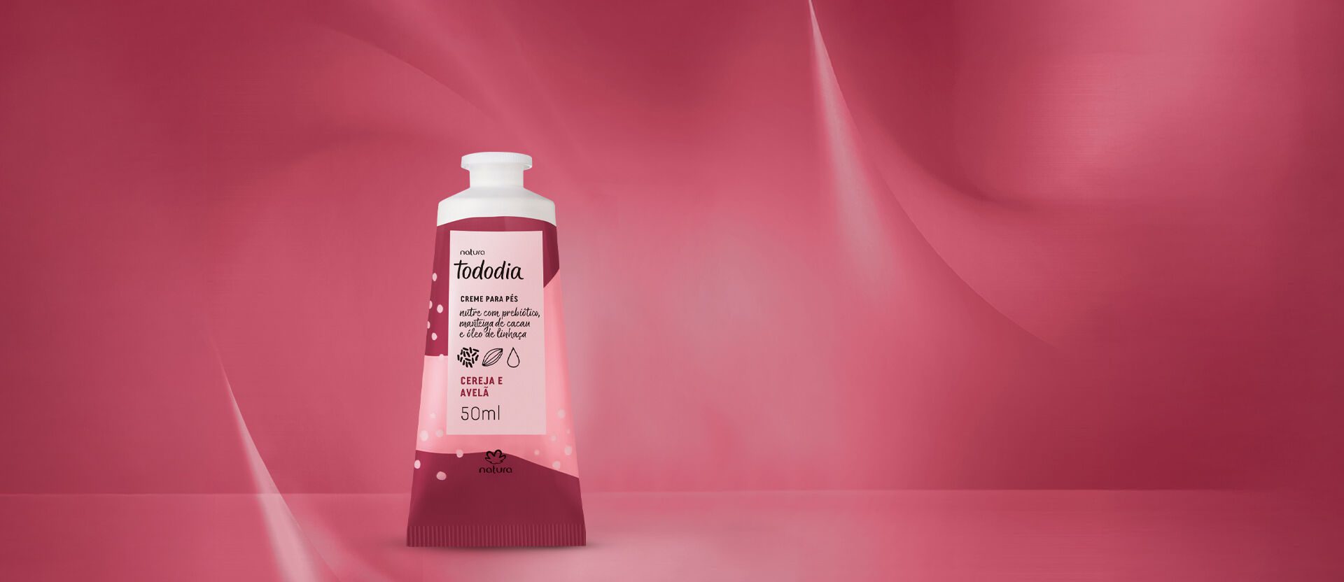 Creme Nutritivo para os Pes Tododia Cereja e Avela
