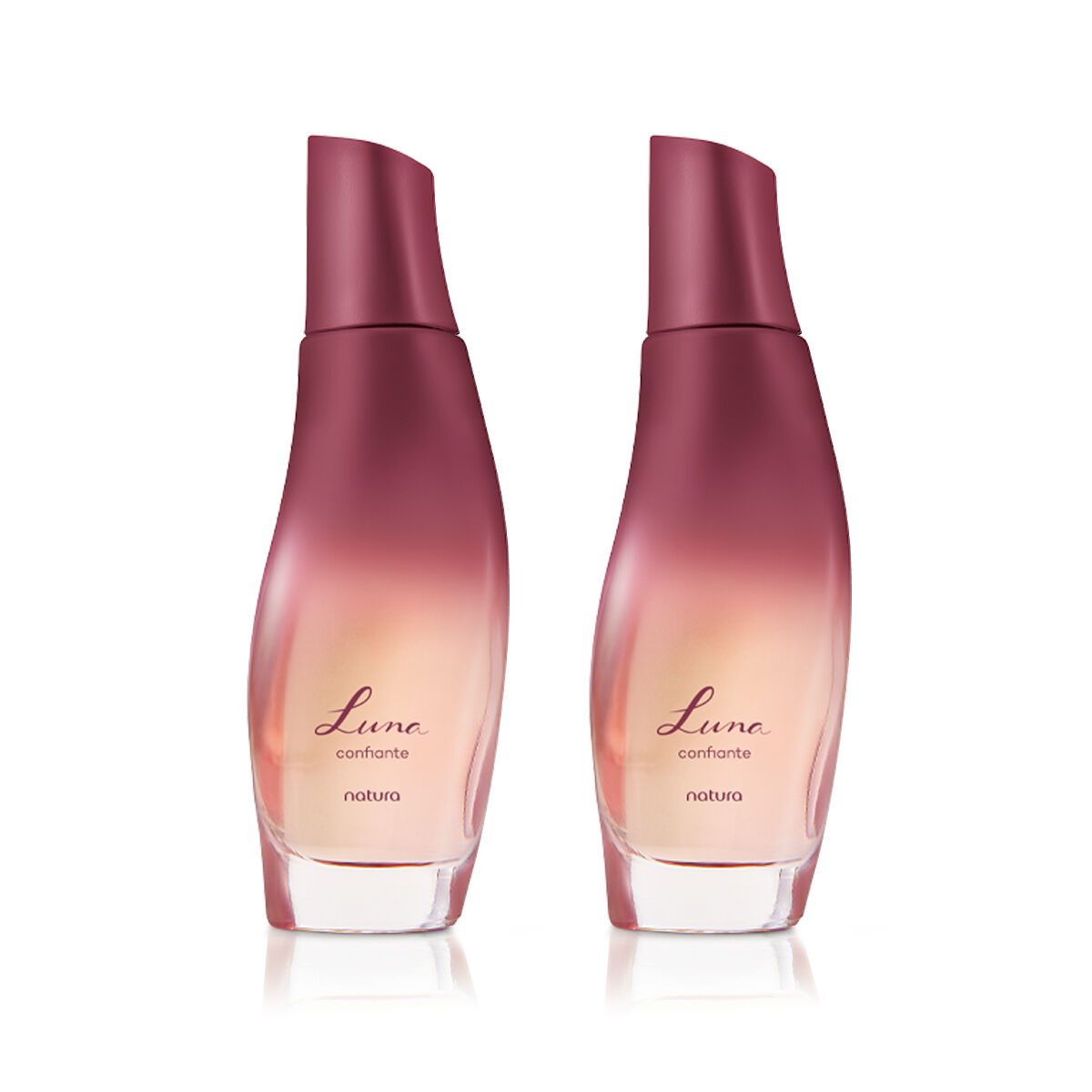 Deo Colonia Feminino Luna Confiante 75 ml 2 unidades
