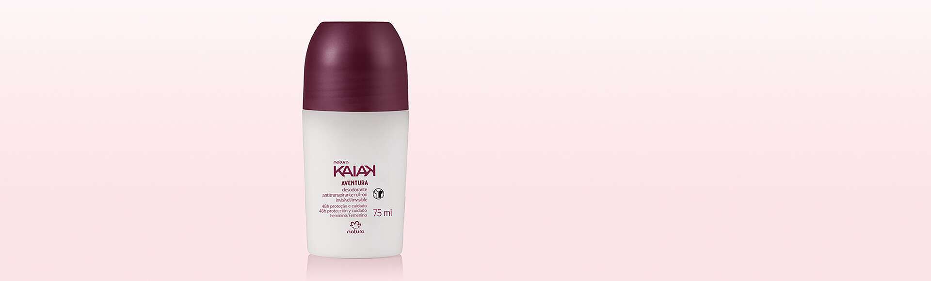 Desodorante Antitranspirante Roll-on Kaiak Aventura Feminino 2 Desodorante Antitranspirante Roll on Kaiak Aventura Feminino