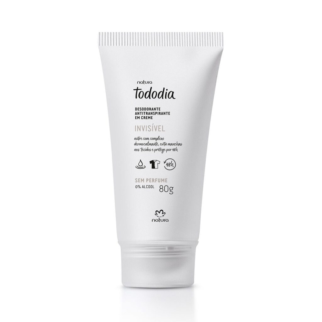 Desodorante Antitranspirante em Creme Tododia Sem Perfume