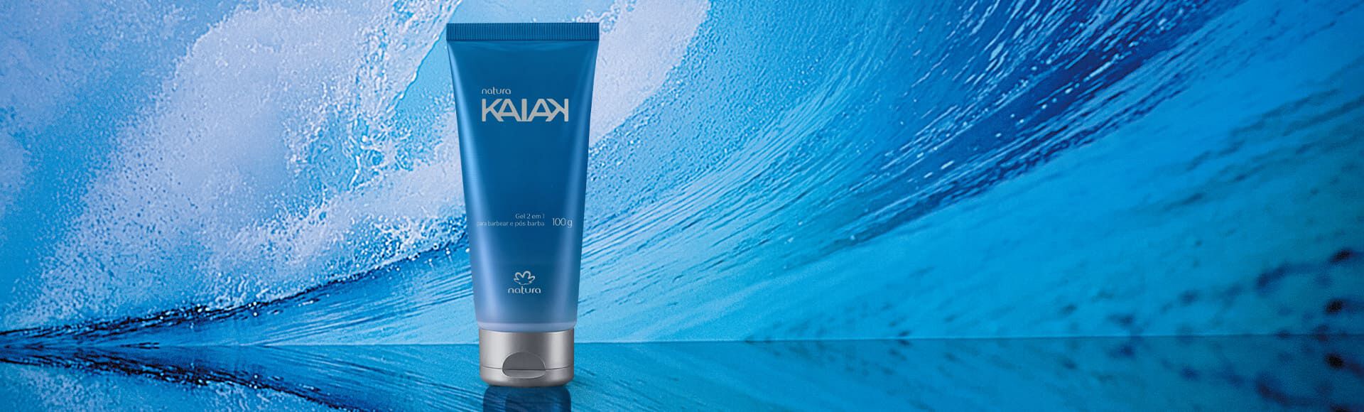 Gel 2 em 1 para Barbear e Pós Barba Kaiak 2 Gel 2 em 1 para Barbear e Pos Barba Kaiak