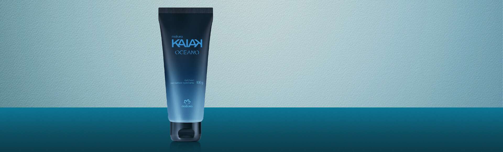 Gel 2 em 1 para Barbear e Pos barba Kaiak Oceano