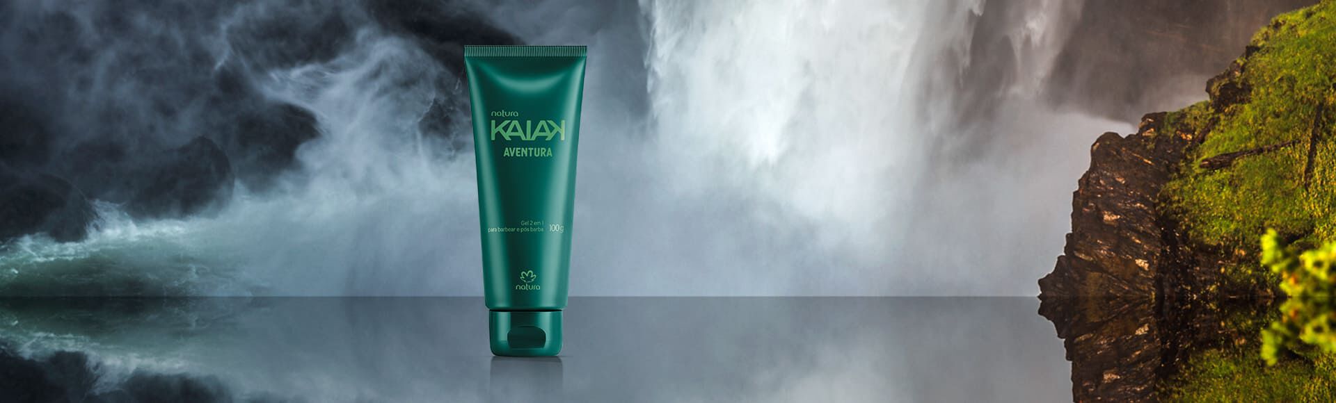Gel 2 em 1 para barbear e pos barba Kaiak