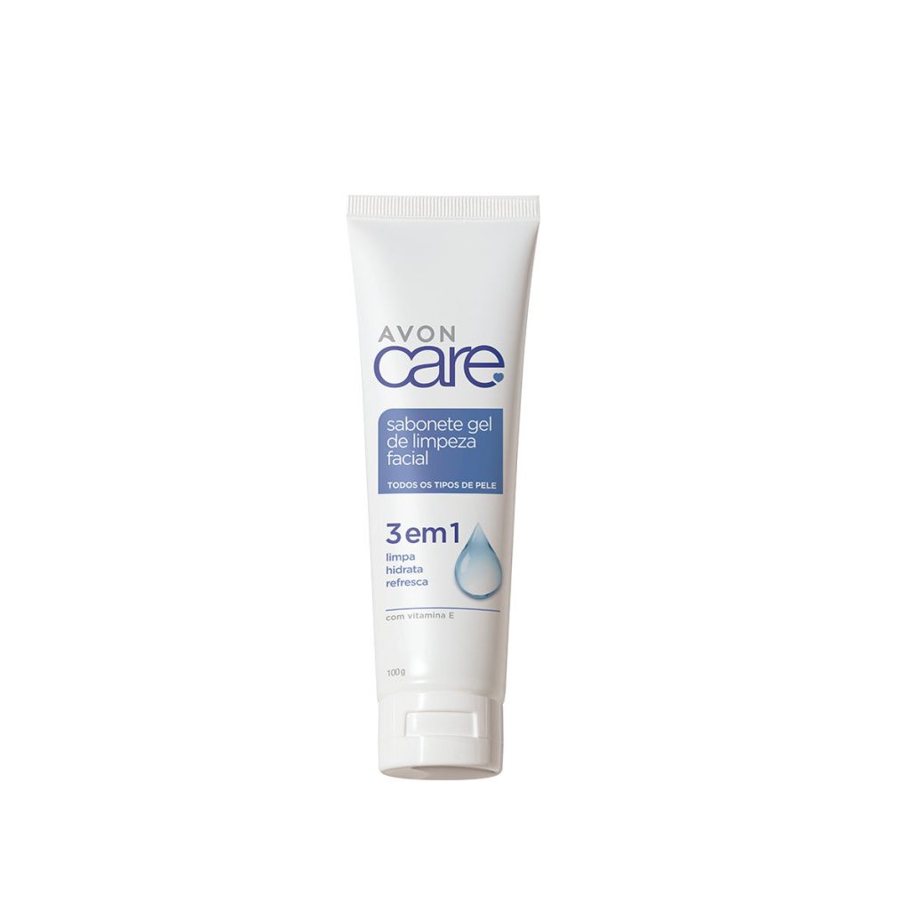 Gel De Limpeza Facial Avon Care 3 Em 1 100g