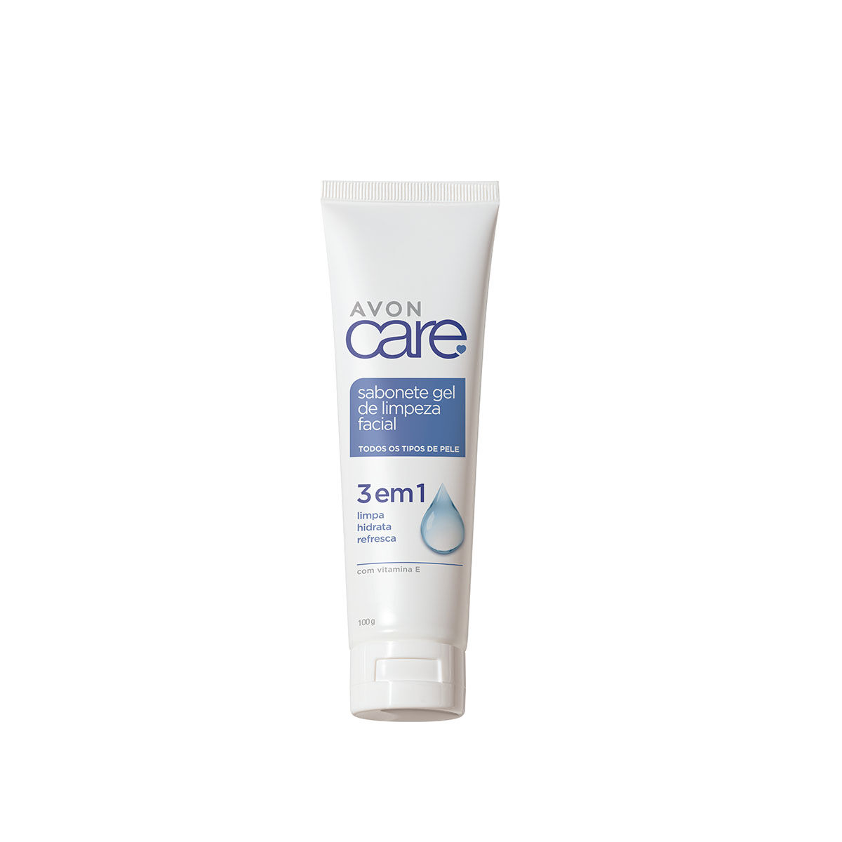 Gel De Limpeza Facial Avon Care 3 Em 1 100g