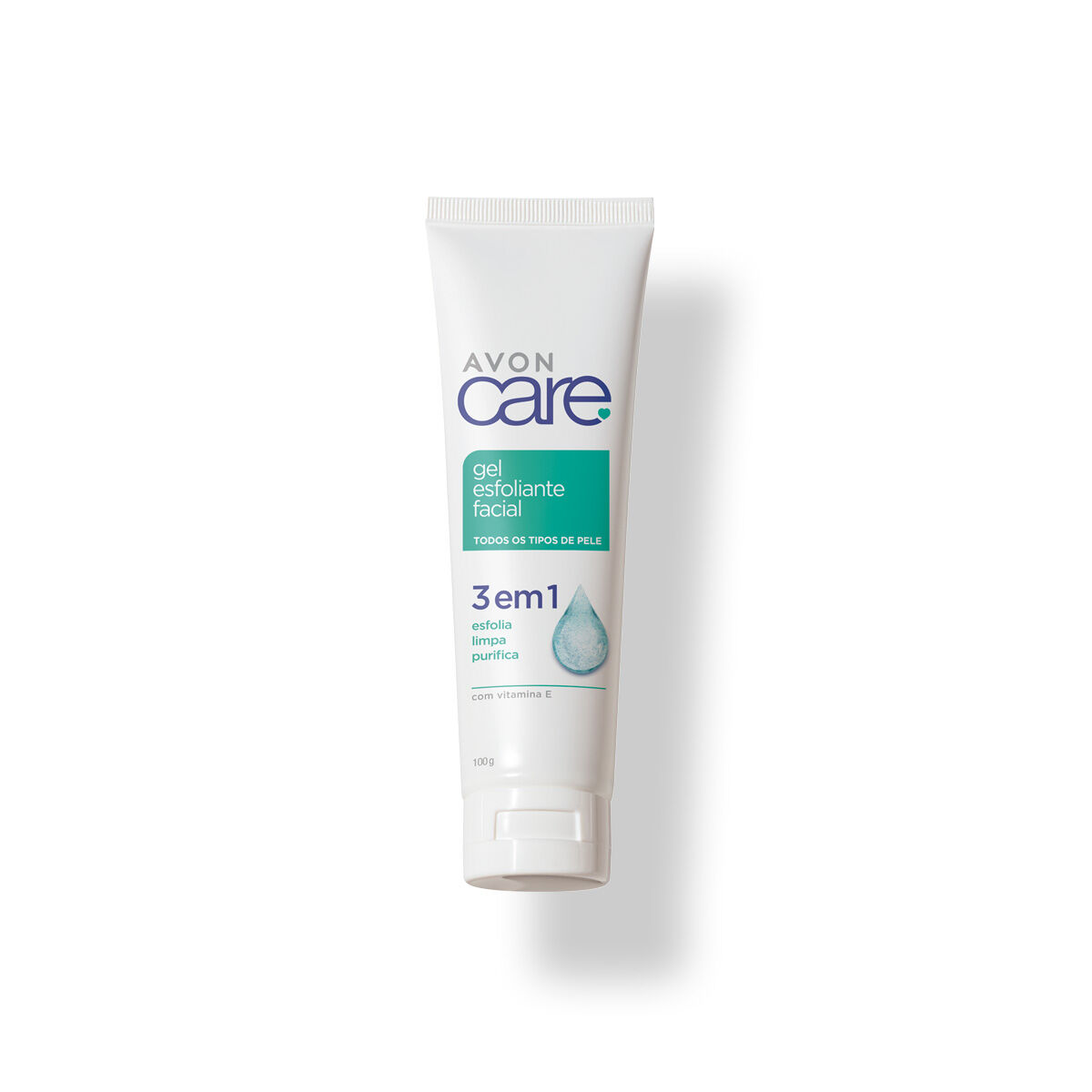 Gel Esfoliante Facial Avon Care 3 Em 1 100g