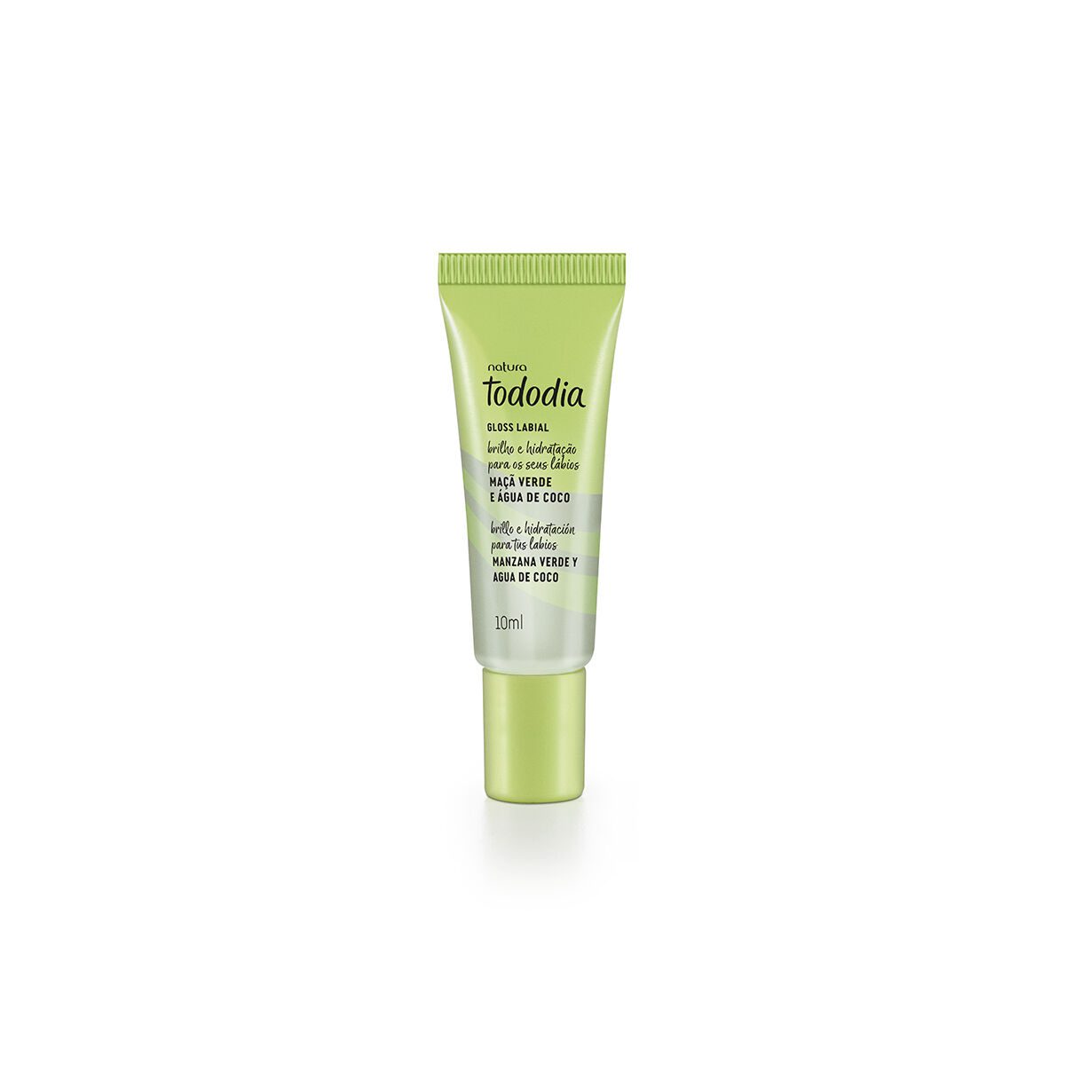 Gloss Labial Tododia Maca Verde e Agua de Coco
