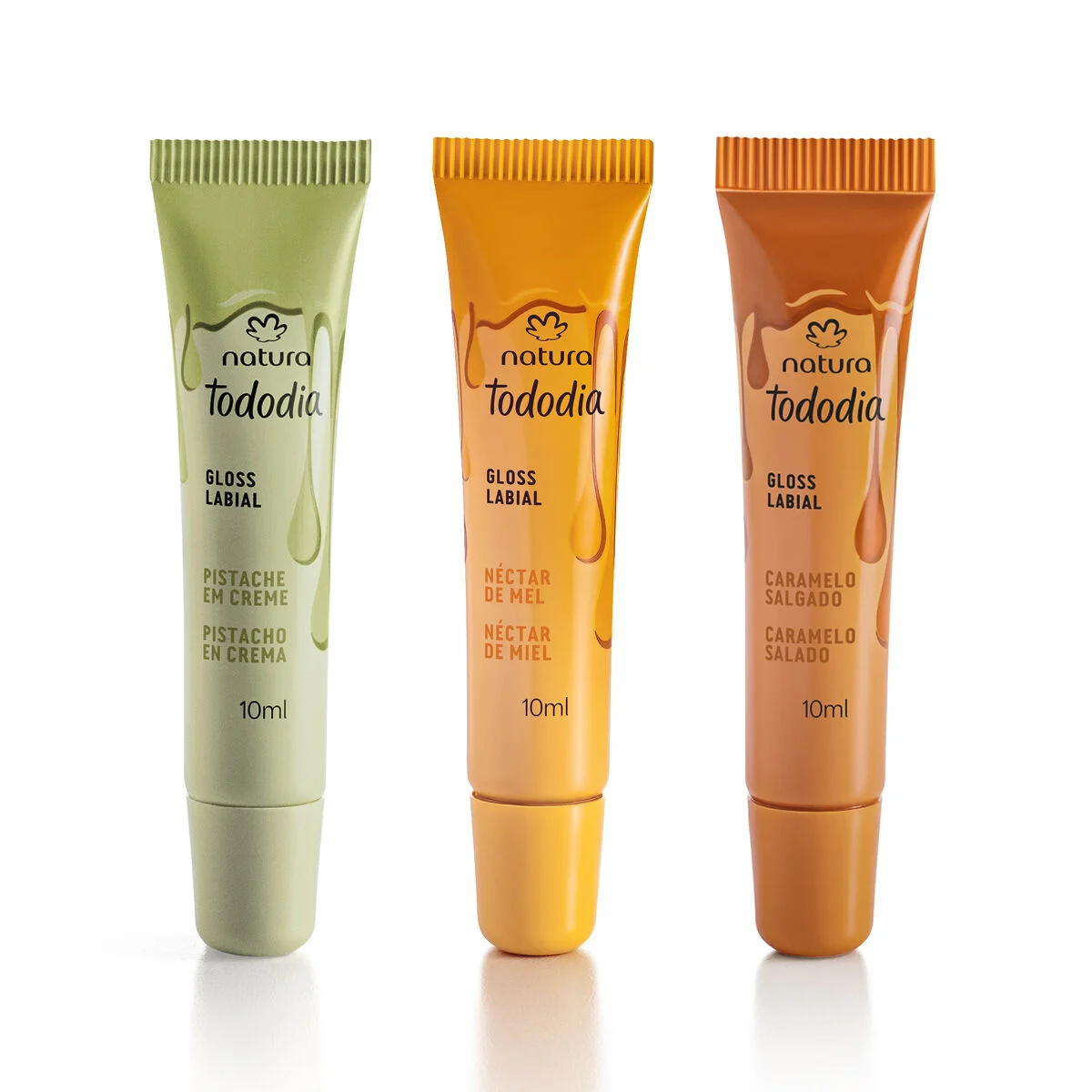 Gloss Labial Tododia Nectar de Mel e Pistache em Creme