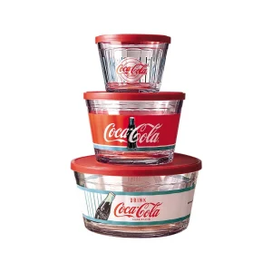 Kit 3 Potes Coca-Cola