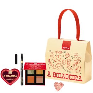 Kit Ana Castela Caneta Delineadora + Blush Facil + Paleta