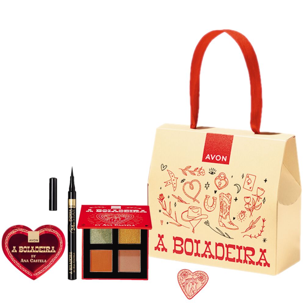 Kit Ana Castela Caneta Delineadora Blush Facil Paleta