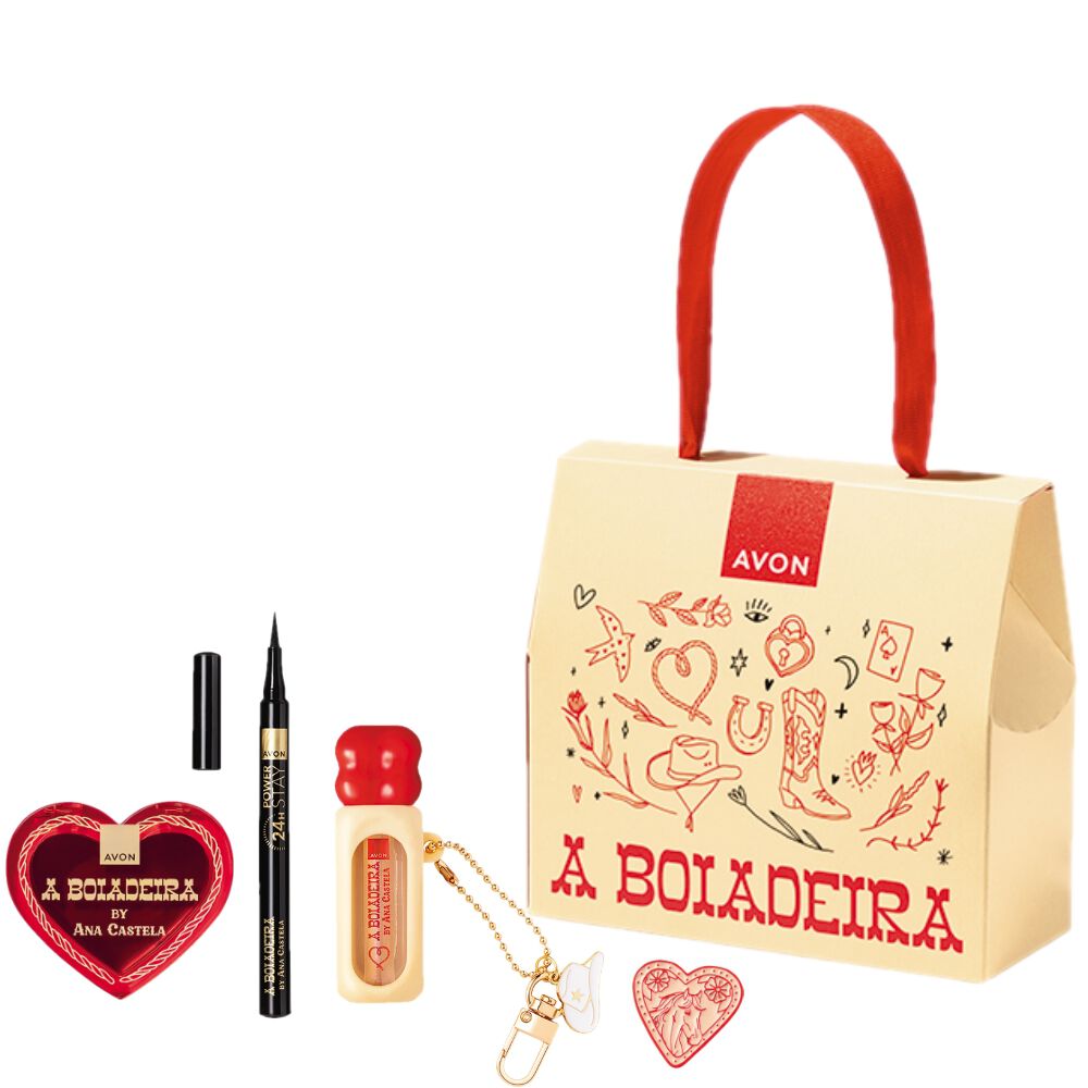 Kit Ana Castela Gloss Labial Caneta Delineadora Blush