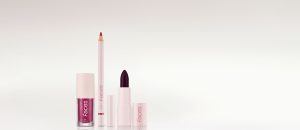 Kit Batom Vinho Rocks, Lápis Red Love e Gloss Malva Vibe Faces (3 produtos)
