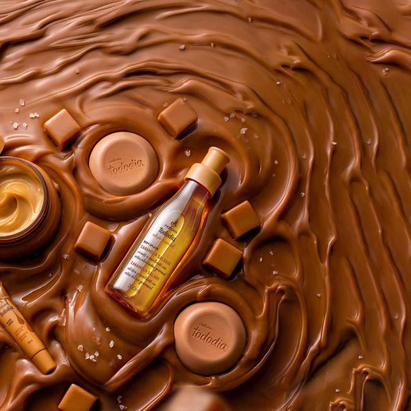 Kit Body Splash, Óleo e Sabonete Tododia Caramelo Salgado (3 produtos)