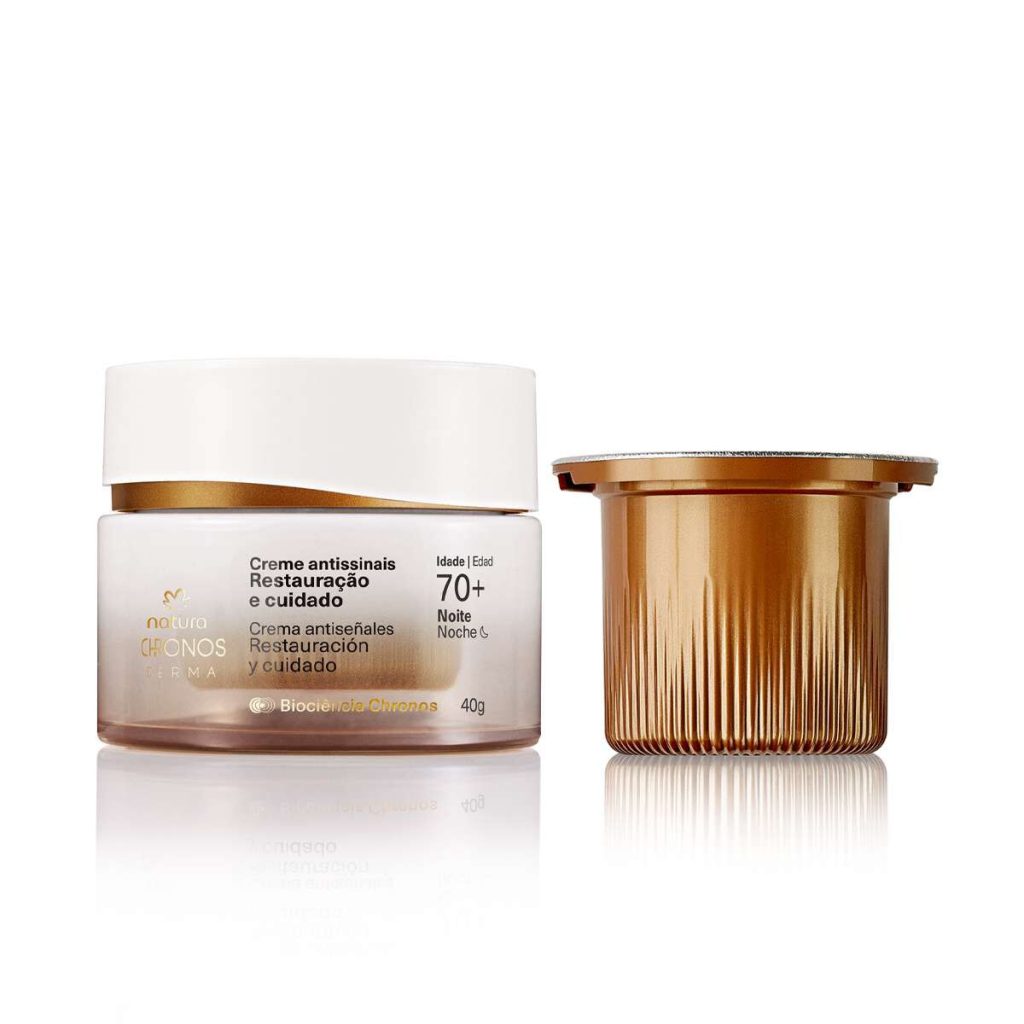 Kit Creme Antissinais 70+ Noite com Refil