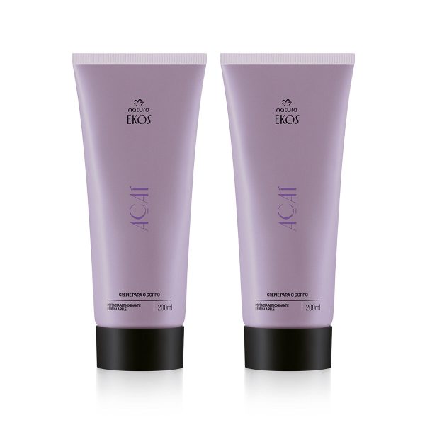 Kit Creme Desodorante Hidratante para o Corpo Ekos Açaí (2 unidades)