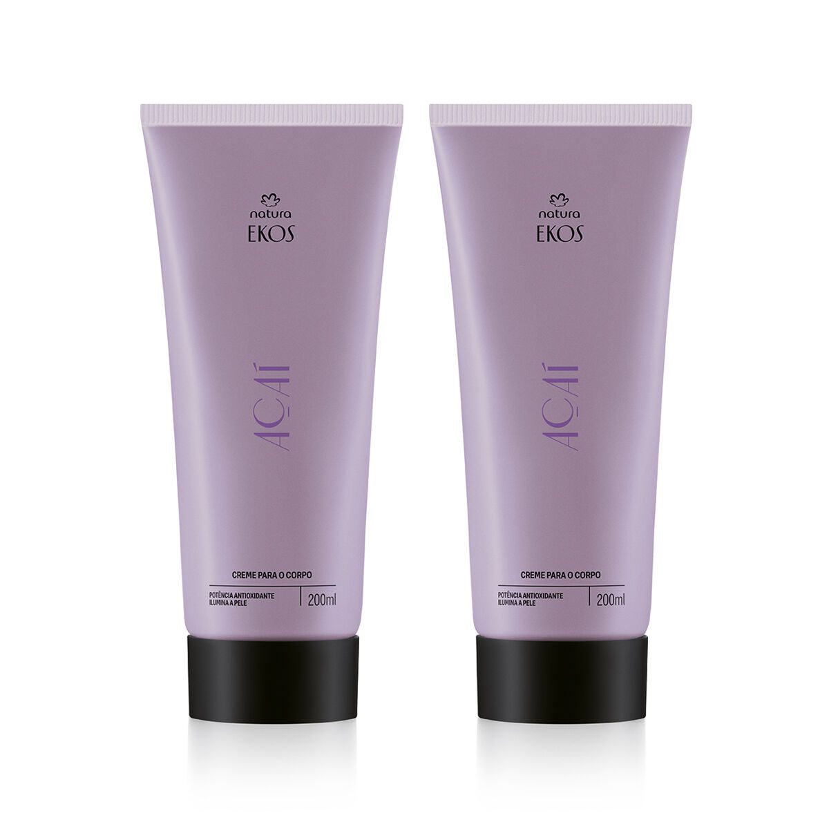 Kit Creme Desodorante Hidratante para o Corpo Ekos Acai 2