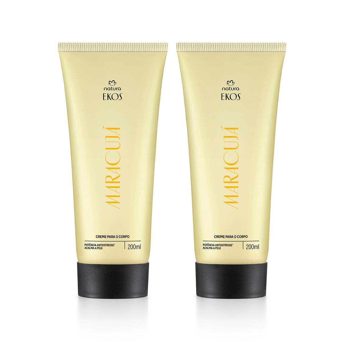 Kit Creme Desodorante Hidratante para o Corpo Ekos Maracuja 2