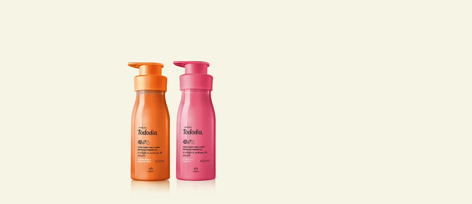 Kit Creme para o Corpo Manga Rosa e Agua de