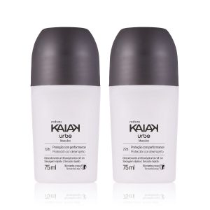 Kit Desodorante Antitranspirante Roll-on Kaiak Urbe Masculino (2 unidades)