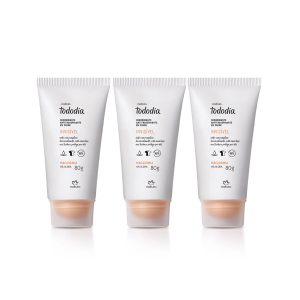 Kit Desodorante Antitranspirante em Creme Tododia Macadâmia (3 unidades)