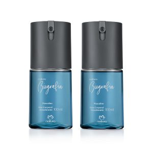 Kit Desodorante Corporal Masculino Biografia (2 produtos)