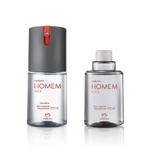 Kit Desodorante Corporal Natura Homem Nós com Refil