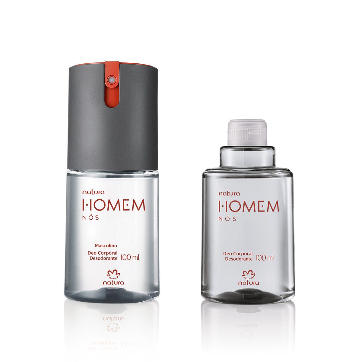 Kit Desodorante Corporal Natura Homem Nos com Refil