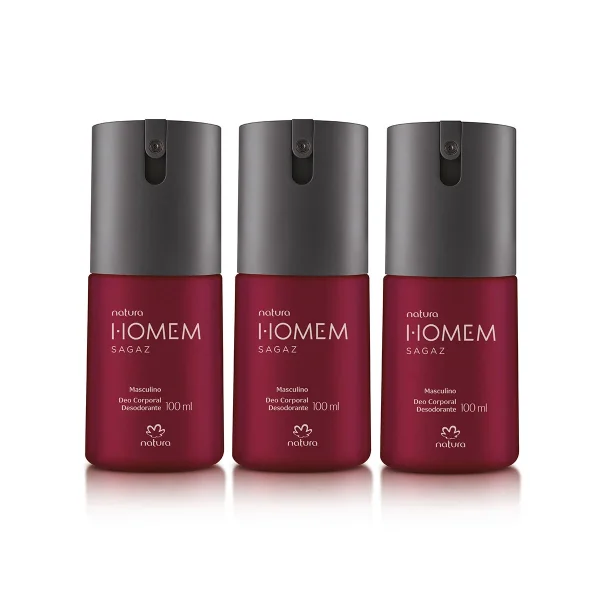 Kit Desodorante Homem Sagaz (3 produtos)
